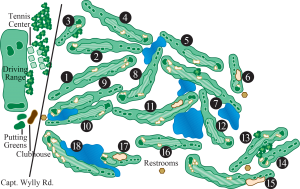 Pine Lakes Course Map