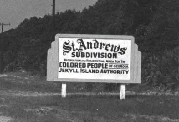 Colored St. Andrews Subdivision