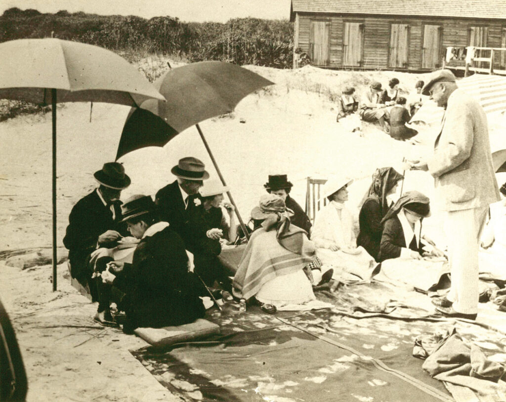 Historic beach picnic