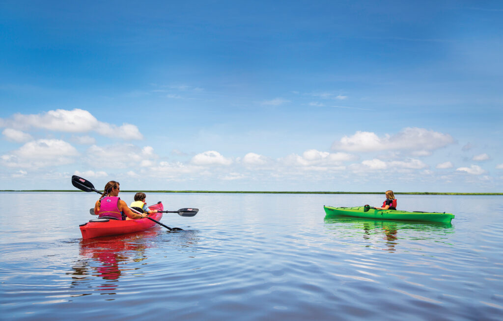 Kayaking with kids