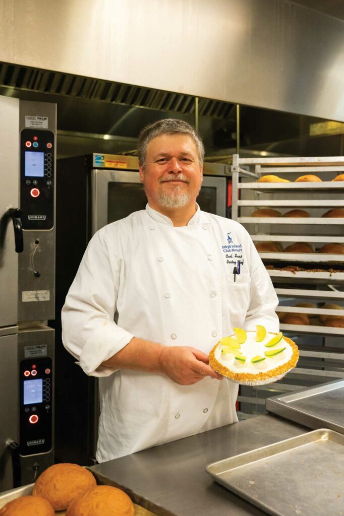 Carl Sears with key lime pie