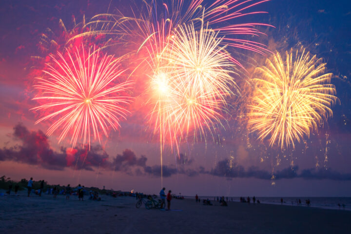 Fireworks on Jekyll Island