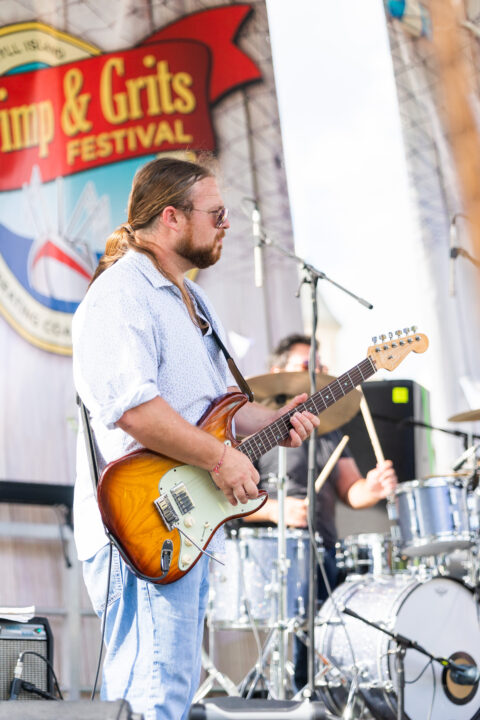 Performer at Shrimp & Grits Festival.