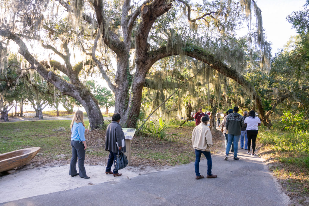 Group of people at Wander Memory Trail