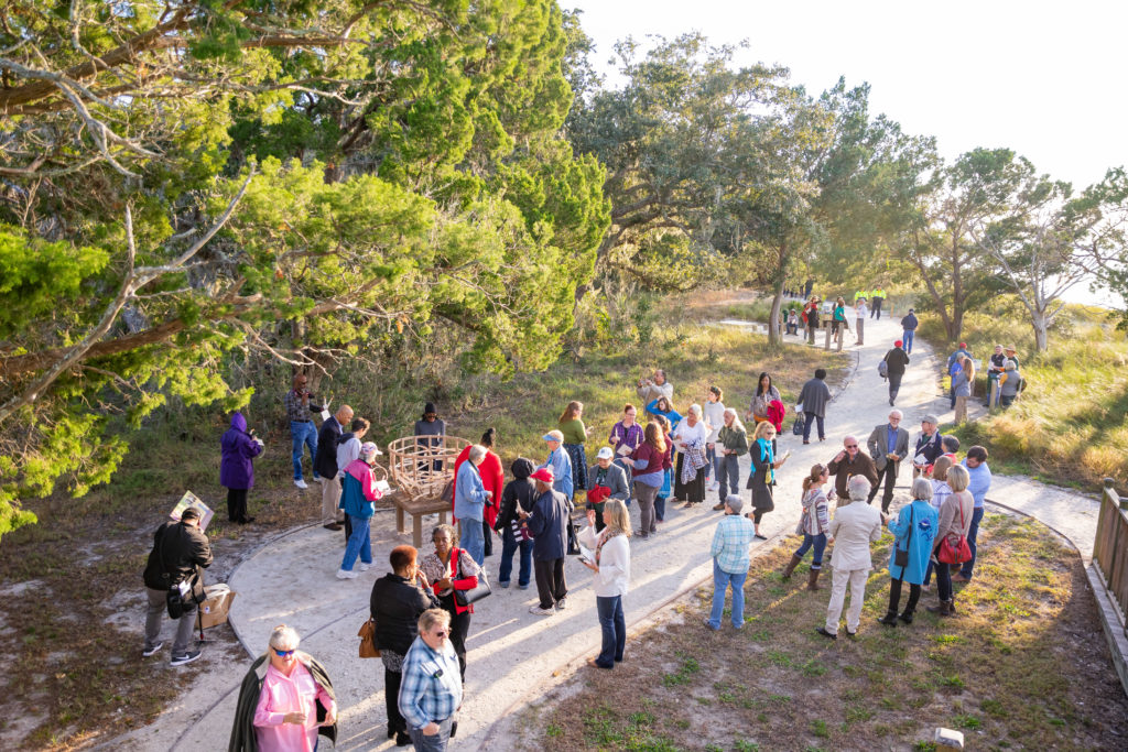 Group of people at Wander Memory Trail