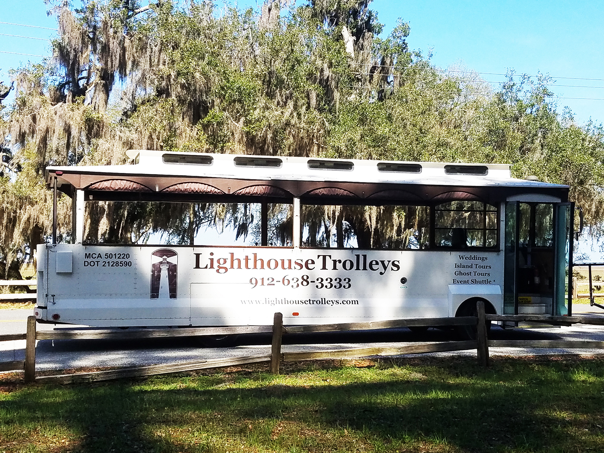 lighthouse trolley tours jekyll island