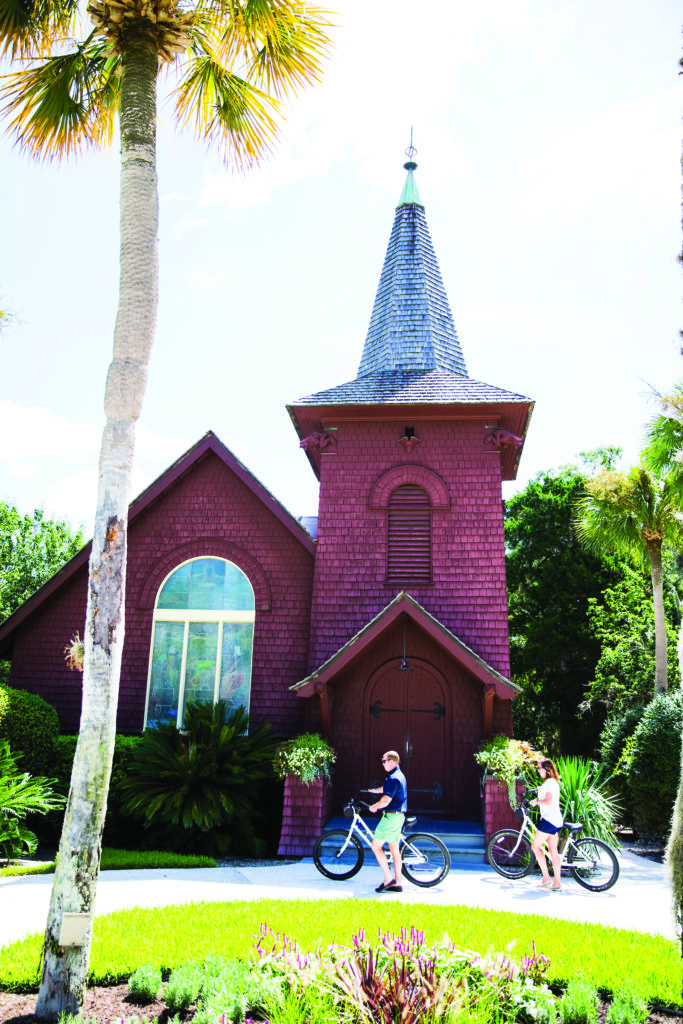 Faith Chapel biking