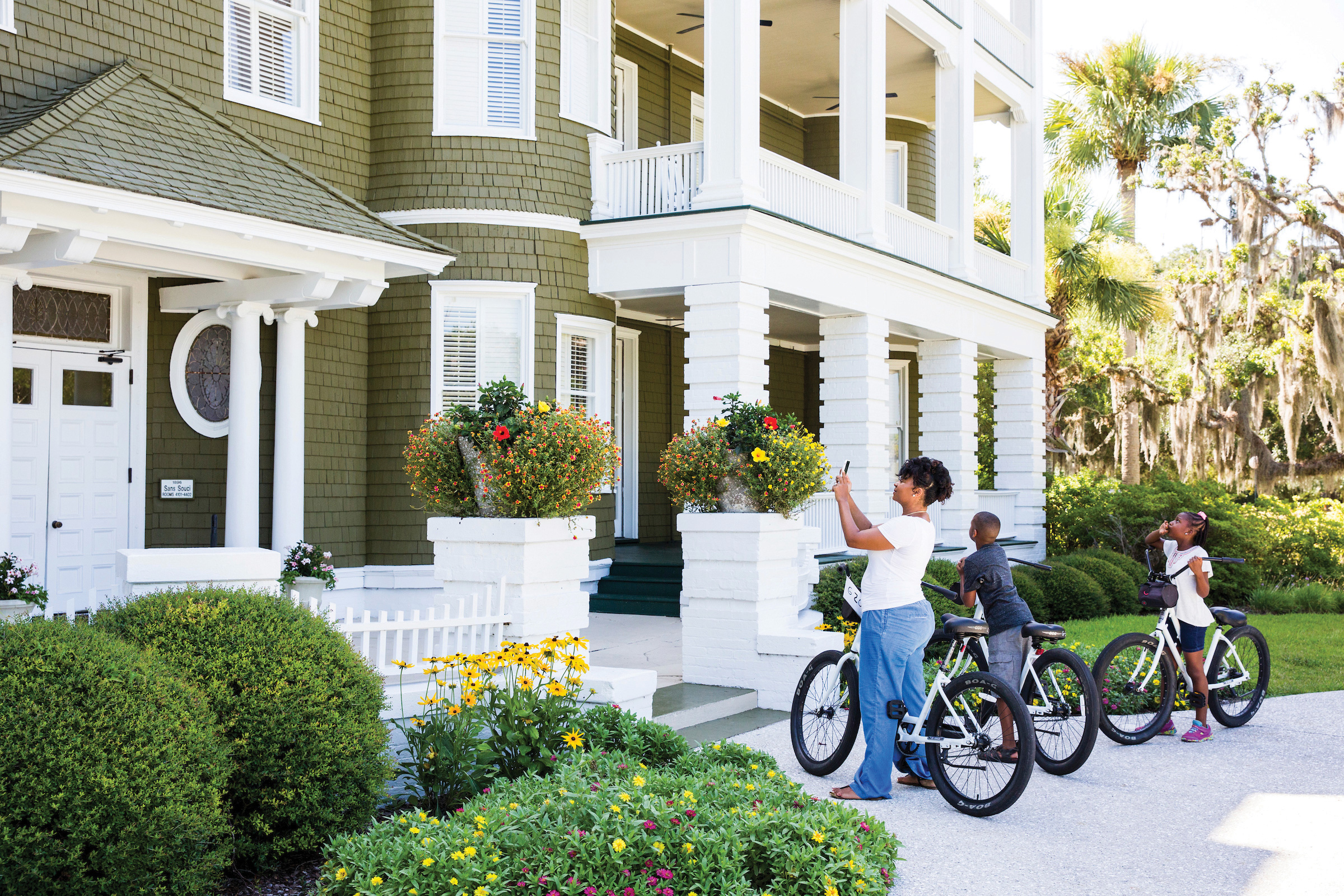 Biking in the Historic District