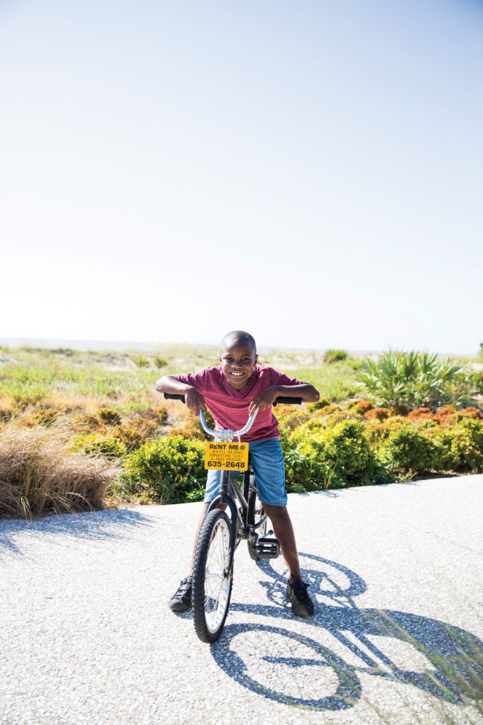 Rented bicycle