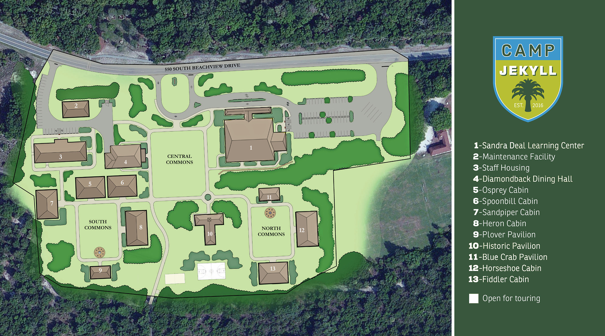 Camp Jekyll • Jekyll Island, • Vacation, Conservation, and