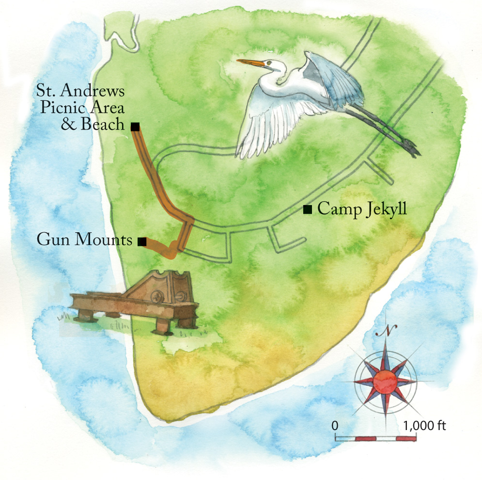 The Gun Mounts map