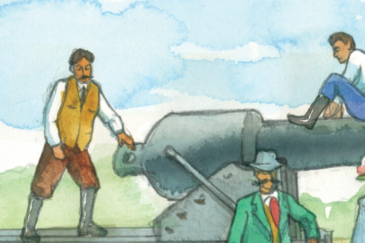 The Gun Mounts