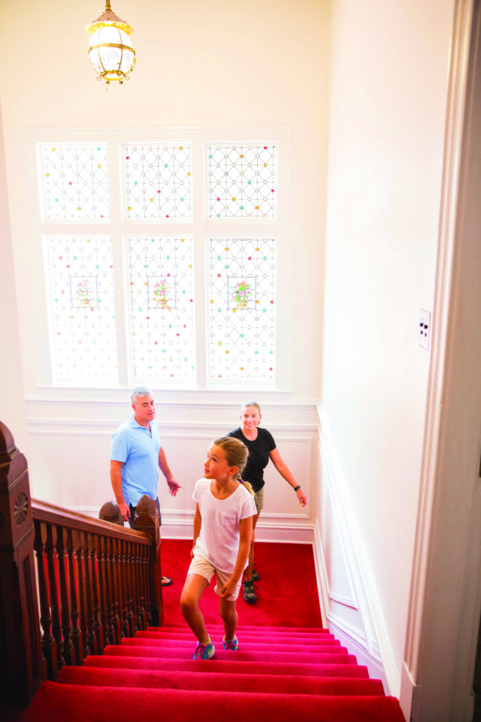 Indian Mound Cottage staircase