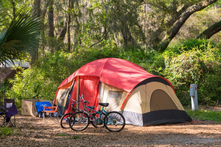 Primitive camping site