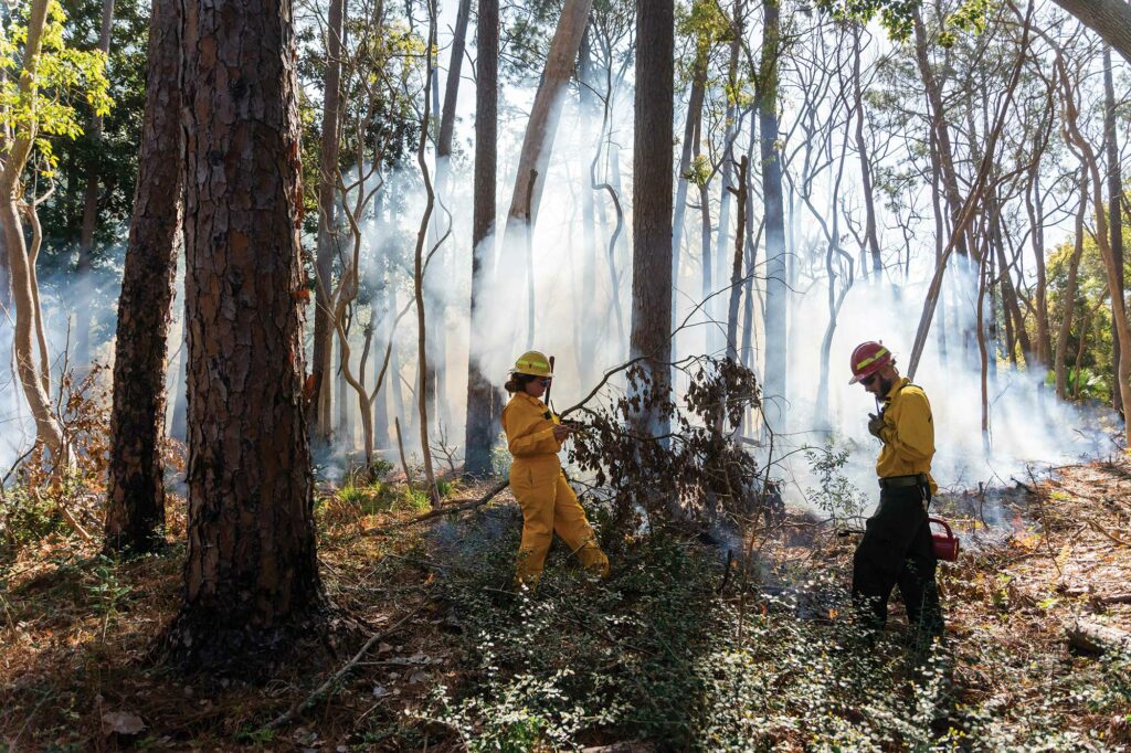 Supervising controlled burn