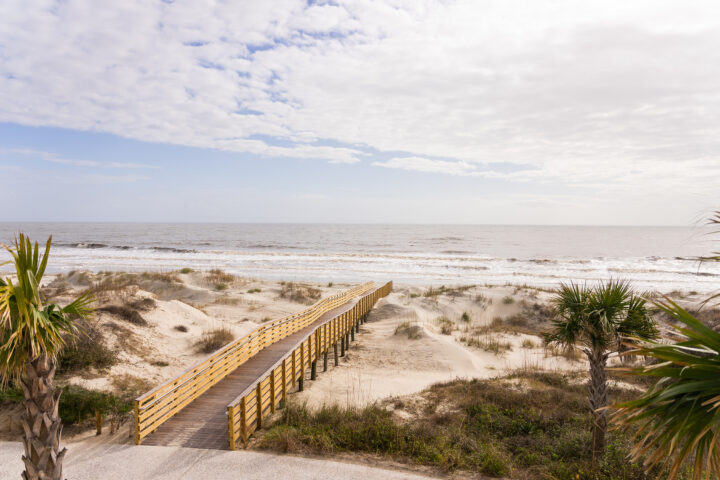 Beach access at Corsair Beach Park