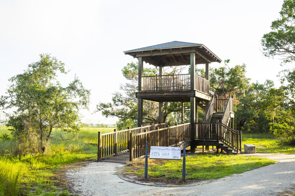 Wildlife Viewing Platform at St. Andrews Beach Park